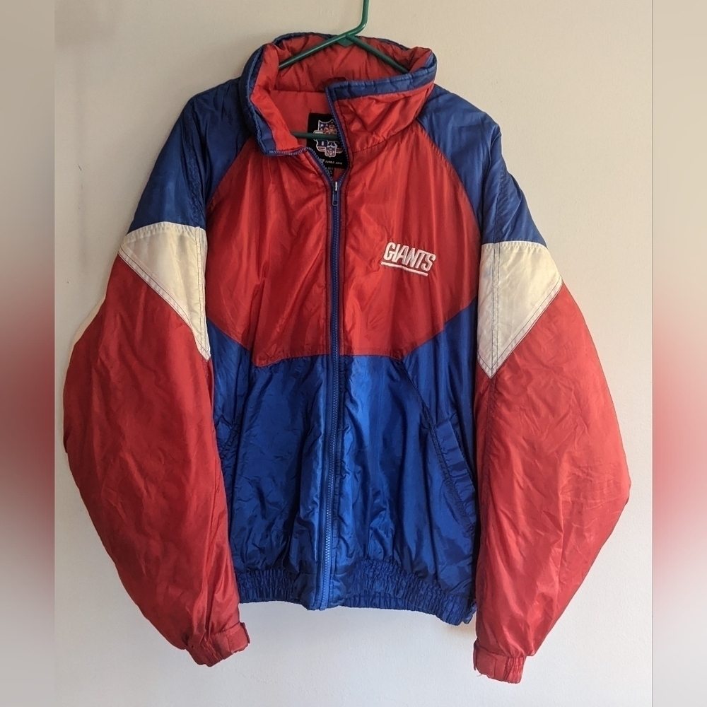 NFL New York Giants GameDay  Zip Jacket By Turbo Zone Sportswear Vintage XXL
